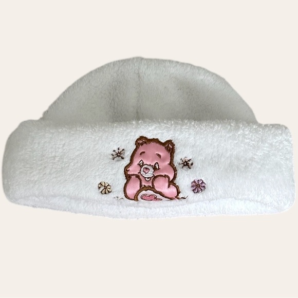 Y2K Care Bears Baby Infant Winter Beanie Hat Cap Like New Condition - Picture 1 of 16